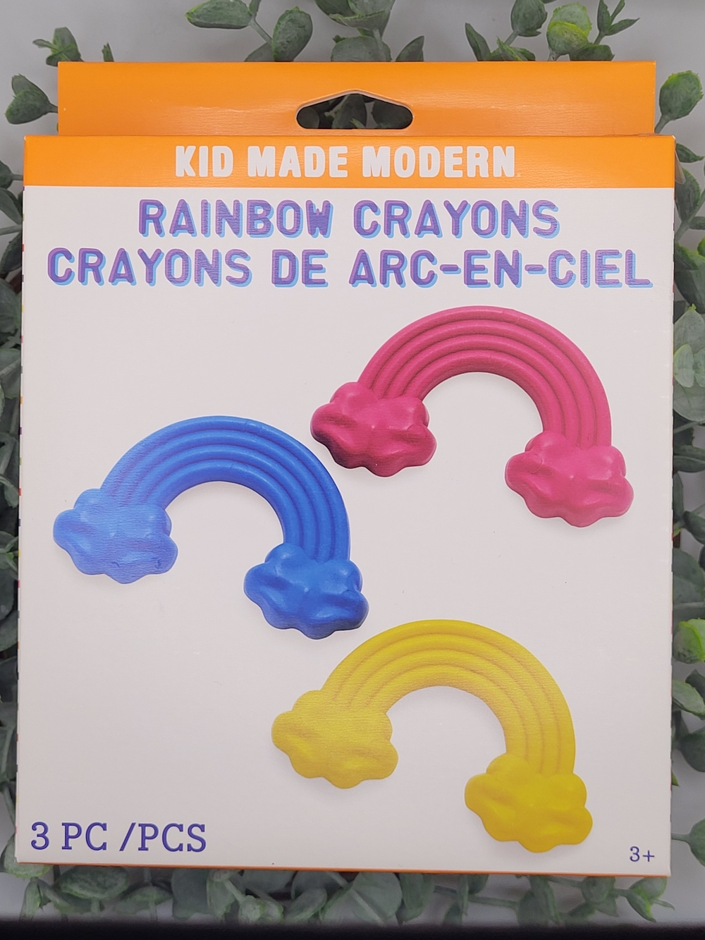 Toddler Rainbow Crayons - Blue, Pink & Yellow NIB